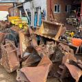 Yard clearance of buckets 1 ton to 25 ton